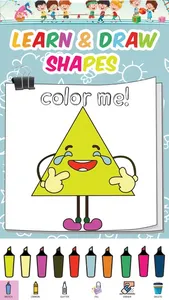 Coloring Book Pages Draw Shape screenshot 1