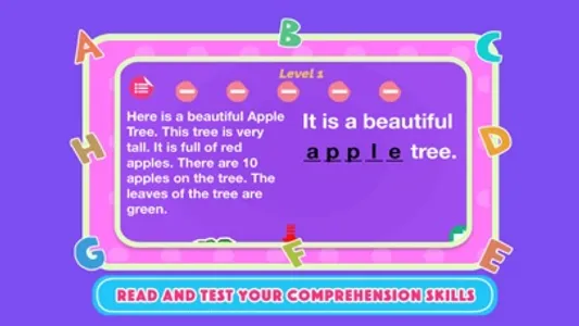 English Comprehension For Kids screenshot 0