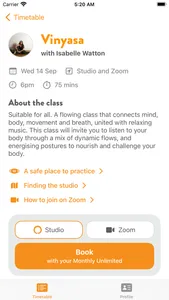 OrangeYoga screenshot 1