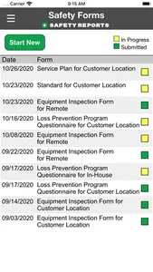 Safety Reports Forms App screenshot 0