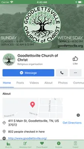 Goodlettsville Church o Christ screenshot 2