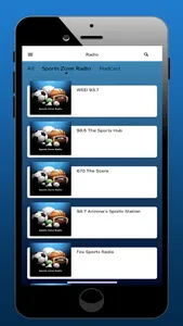 Sports Zone Radio App screenshot 1