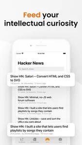 Hacker News - Experiment screenshot 4