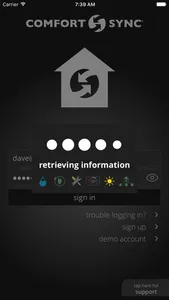Comfort Sync® Thermostat screenshot 0