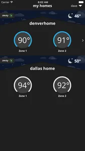 Comfort Sync® Thermostat screenshot 1