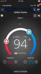 Comfort Sync® Thermostat screenshot 3