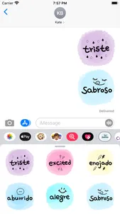 Mensaje acuarela screenshot 1