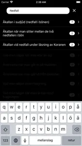 Hisnul Muslim (Svenska) screenshot 1