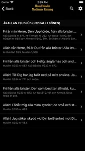 Hisnul Muslim (Svenska) screenshot 2