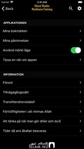 Hisnul Muslim (Svenska) screenshot 4