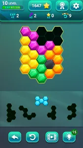 Hexa Gems Puzzle screenshot 0