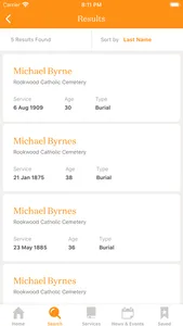 Catholic Cemeteries Sydney screenshot 3