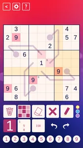 Thermo Sudoku screenshot 0