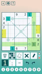 Thermo Sudoku screenshot 1