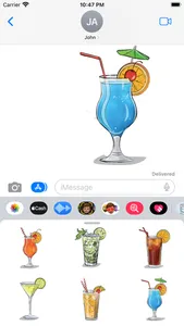 Bartender Cocktail Stickers screenshot 1