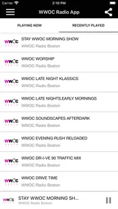 WWOC Radio App screenshot 1
