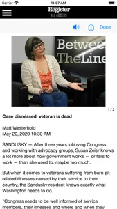 Sandusky Register screenshot 2