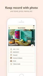 Gift Recorder - Gift List App screenshot 1