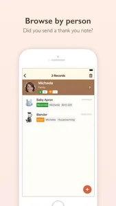 Gift Recorder - Gift List App screenshot 4