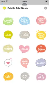 Bubble Talk Sticker screenshot 2