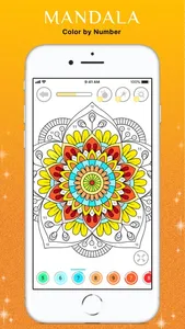 Mandala Color by Number screenshot 0