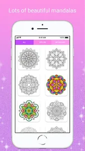 Mandala Color by Number screenshot 1