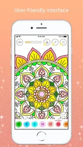 Mandala Color by Number screenshot 3