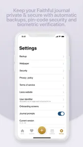 Faithful - AI powered journal screenshot 6