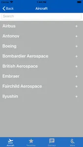 Aircraft Characteristics App screenshot 1