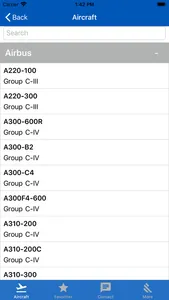 Aircraft Characteristics App screenshot 2