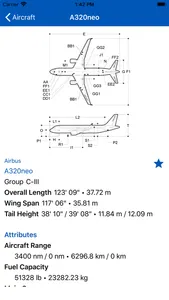 Aircraft Characteristics App screenshot 3