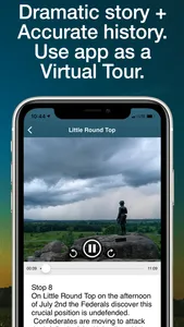 HereStory Gettysburg Auto Tour screenshot 3