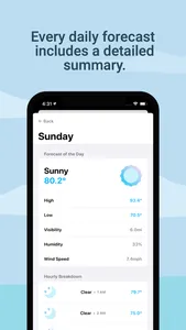 Clear - Weather Simplified screenshot 2