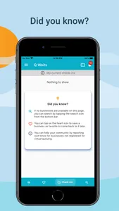 Q Waits: virtual queue checkin screenshot 8