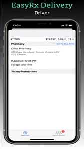 Easy Rx Delivery Driver screenshot 1