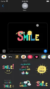 Wear Your Smile Sticker Pack screenshot 6