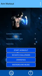 Arm Workout at Home with music screenshot 3