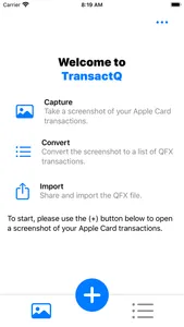 TransactQ: Apple Card to QFX screenshot 0