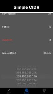Simple Cidr screenshot 2