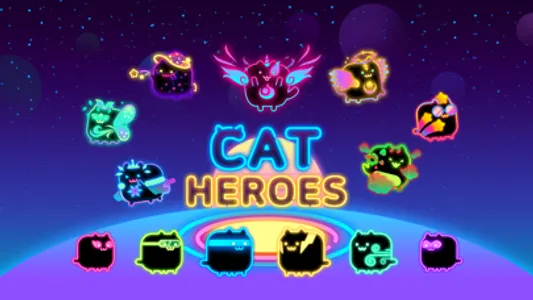 Cat Heroes - Merge Defense screenshot 0