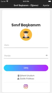 Sınıf Başkanım - Öğrenci screenshot 1