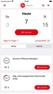 Univox Semestertrainer screenshot 0