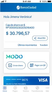 Banca Móvil Ciudad screenshot 1