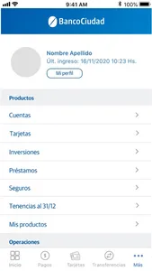 Banca Móvil Ciudad screenshot 2