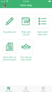 Phản ánh VSATTP screenshot 1