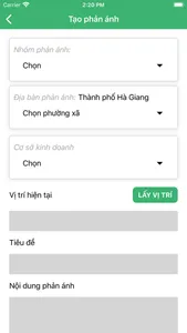 Phản ánh VSATTP screenshot 2