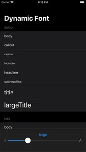 Dynamic Font screenshot 2