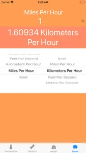 Converter : Units screenshot 0