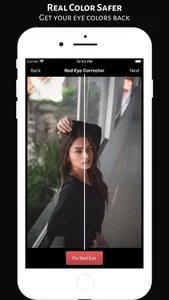 Red Eye Corrector - Editor App screenshot 1
