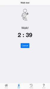 Timed walk screenshot 1